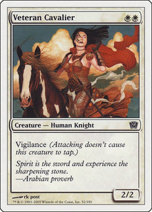 Image for Veteran Cavalier (52) (9th Edition) - Magic: The Gathering