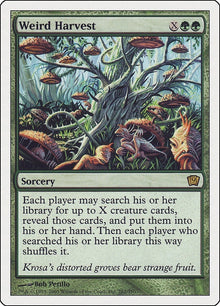 Image for Weird Harvest (282) (9th Edition) - Magic: The Gathering