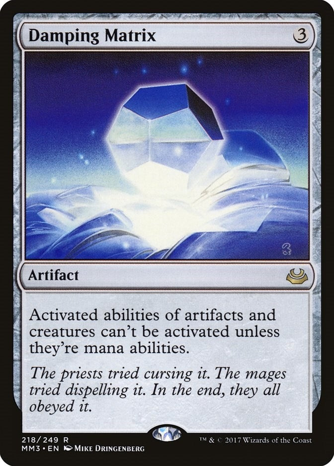 Image for Damping Matrix (218) (Modern Masters 2017) - Magic: The Gathering