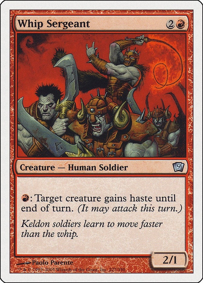 Image for Whip Sergeant (227) (9th Edition) - Magic: The Gathering