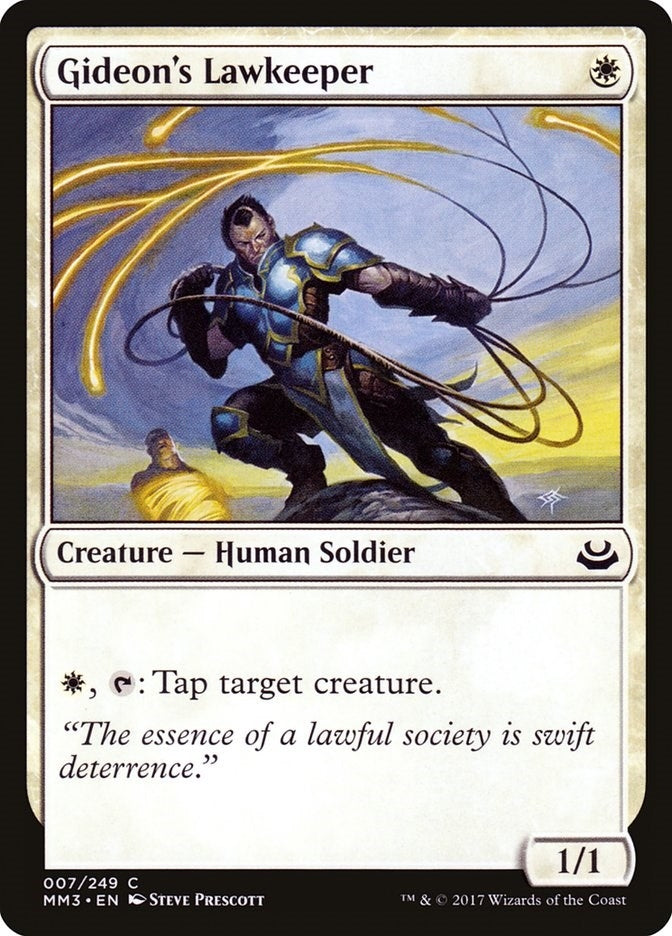 Image for Gideon's Lawkeeper (7) (Modern Masters 2017) - Magic: The Gathering