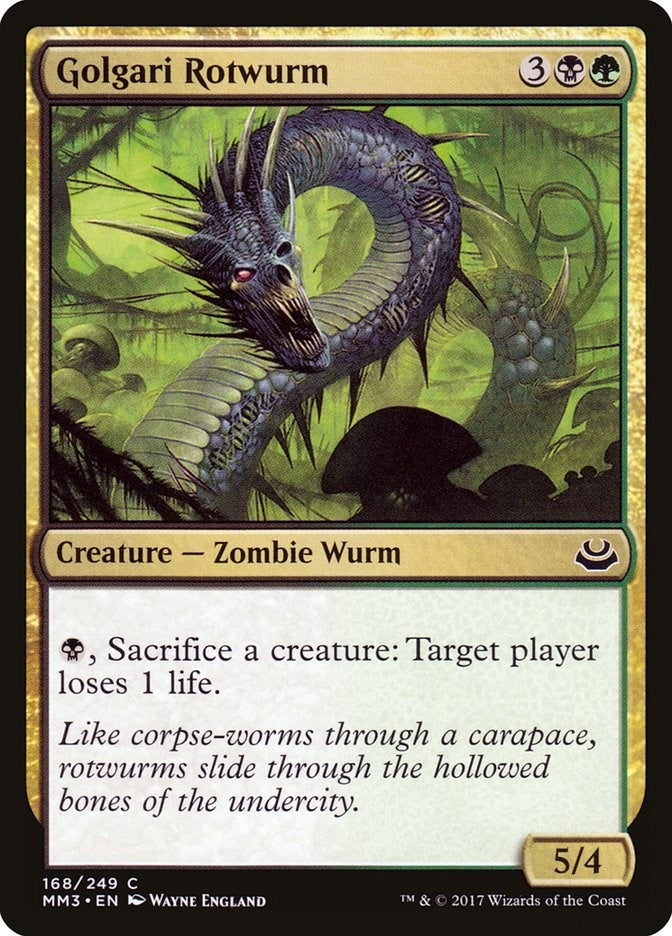Image for Golgari Rotwurm (168) (Modern Masters 2017) - Magic: The Gathering
