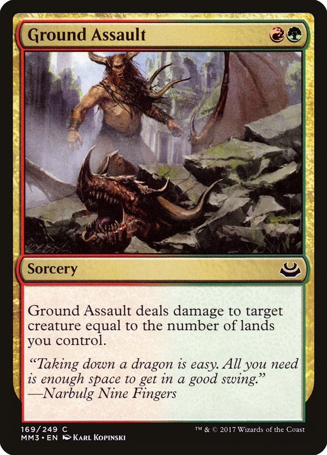 Image for Ground Assault (169) (Modern Masters 2017) - Magic: The Gathering