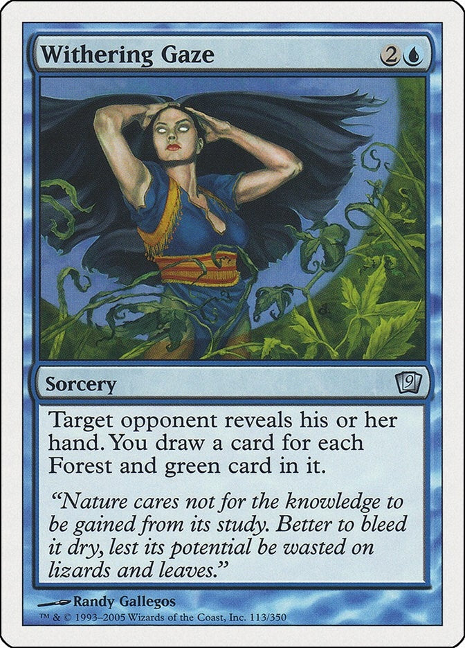 Image for Withering Gaze (113) (9th Edition) - Magic: The Gathering