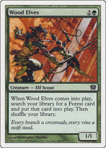 Image for Wood Elves (283) (9th Edition) - Magic: The Gathering