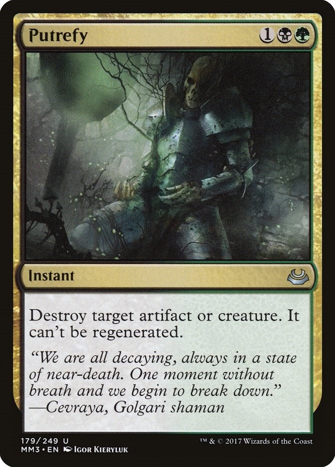 Image for Putrefy (179) (Modern Masters 2017) - Magic: The Gathering