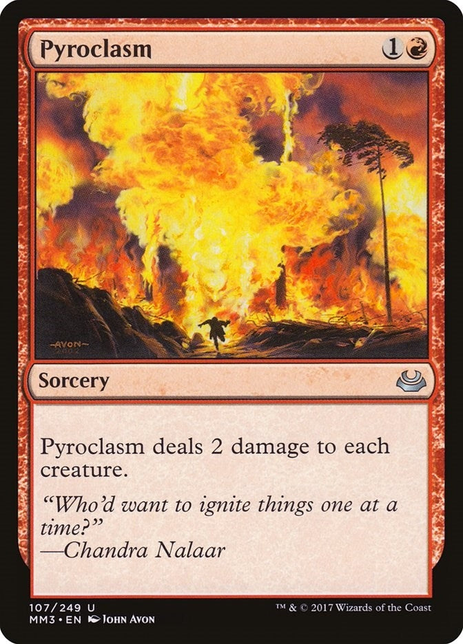 Image for Pyroclasm (107) (Modern Masters 2017) - Magic: The Gathering