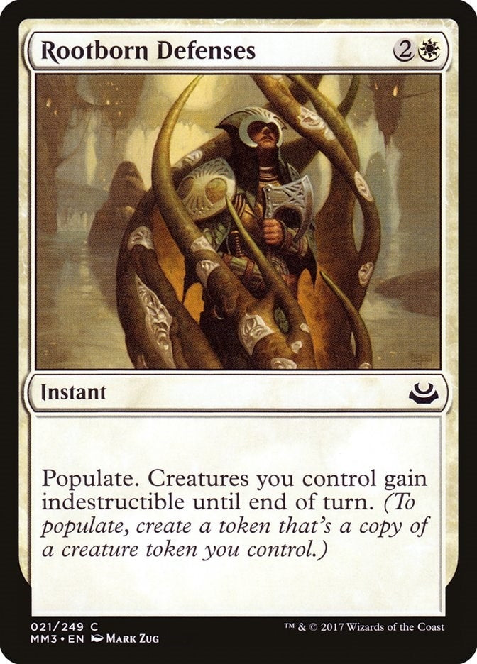 Image for Rootborn Defenses (21) (Modern Masters 2017) - Magic: The Gathering