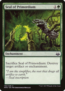 Image for Seal of Primordium (135) (Modern Masters 2017) - Magic: The Gathering