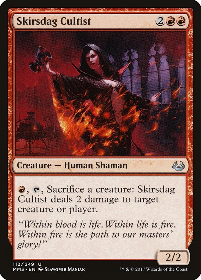 Image for Skirsdag Cultist (112) (Modern Masters 2017) - Magic: The Gathering