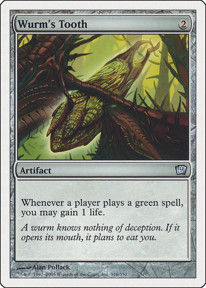 Image for Wurm's Tooth (316) (9th Edition) - Magic: The Gathering