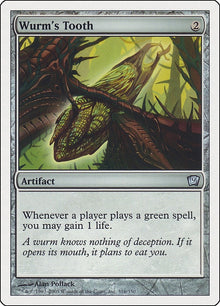 Image for Wurm's Tooth (316) (9th Edition) - Magic: The Gathering