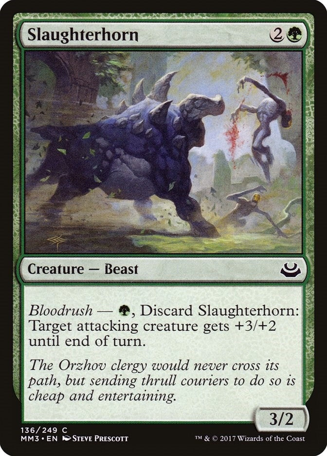 Image for Slaughterhorn (136) (Modern Masters 2017) - Magic: The Gathering