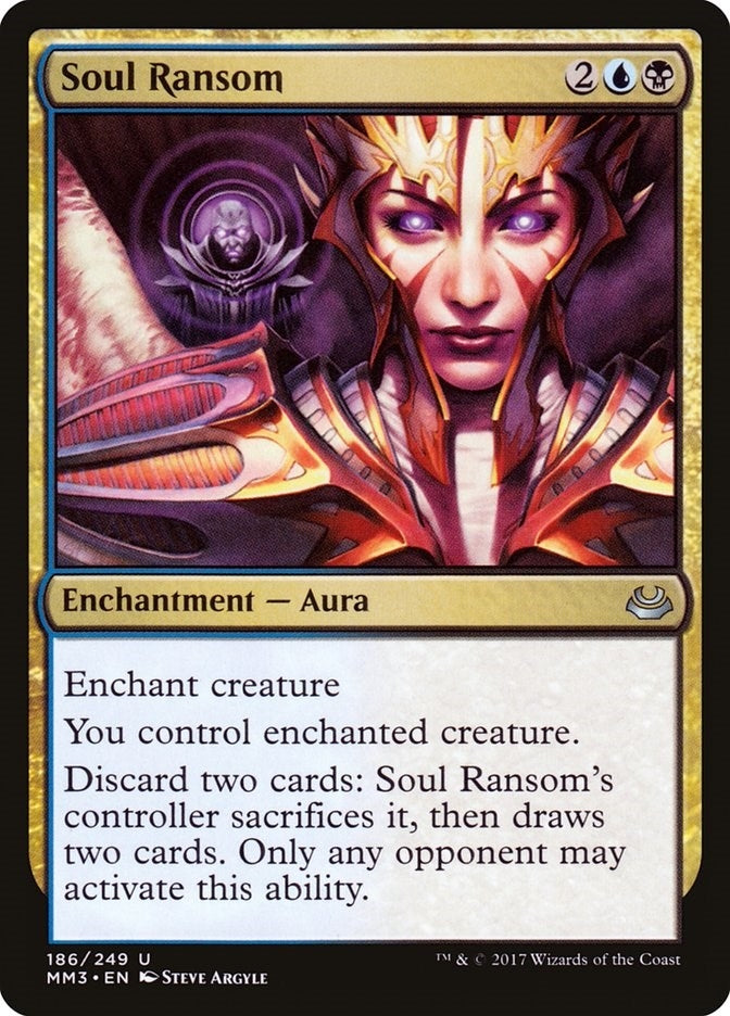 Image for Soul Ransom (186) (Modern Masters 2017) - Magic: The Gathering
