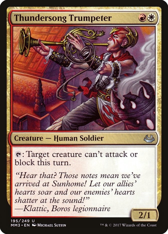 Image for Thundersong Trumpeter (195) (Modern Masters 2017) - Magic: The Gathering