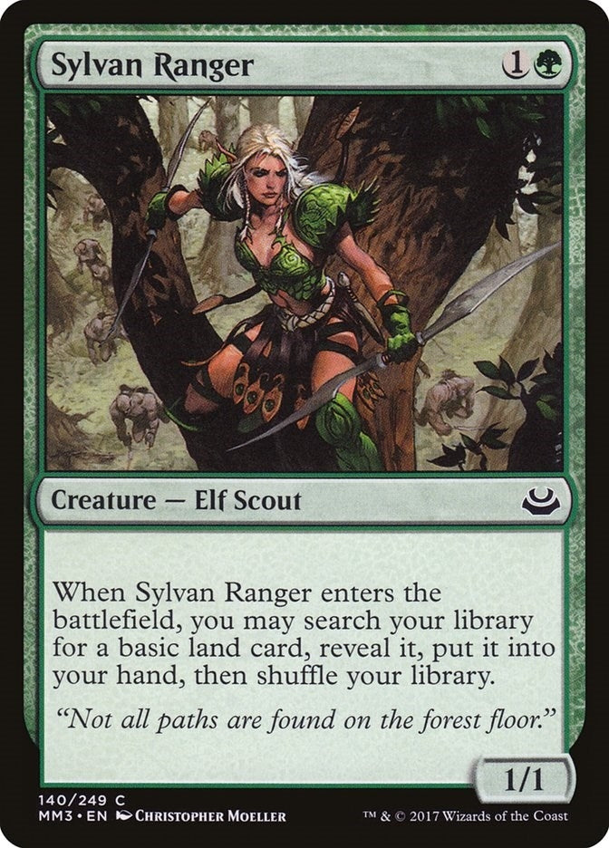 Image for Sylvan Ranger (140) (Modern Masters 2017) - Magic: The Gathering