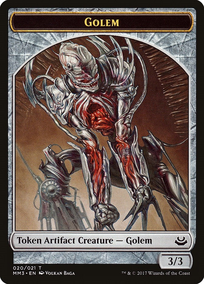 Image for Golem Token (20) (Modern Masters 2017) - Magic: The Gathering
