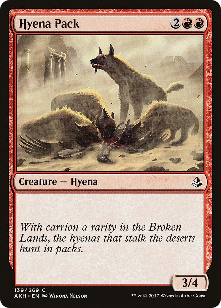 Image for Hyena Pack (139) (Amonkhet) - Magic: The Gathering