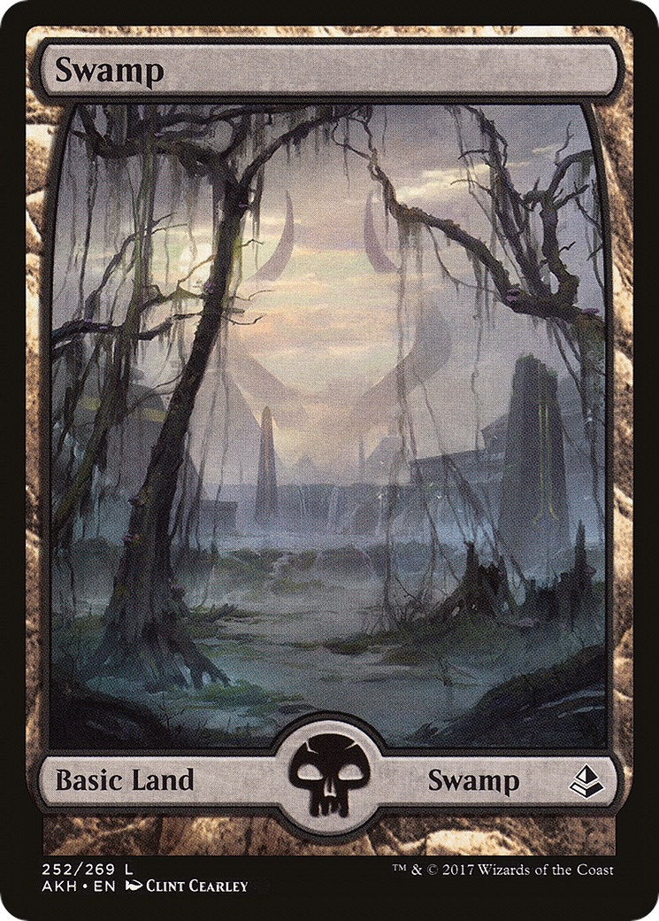 Swamp (252) - Full Art (252) (Amonkhet)