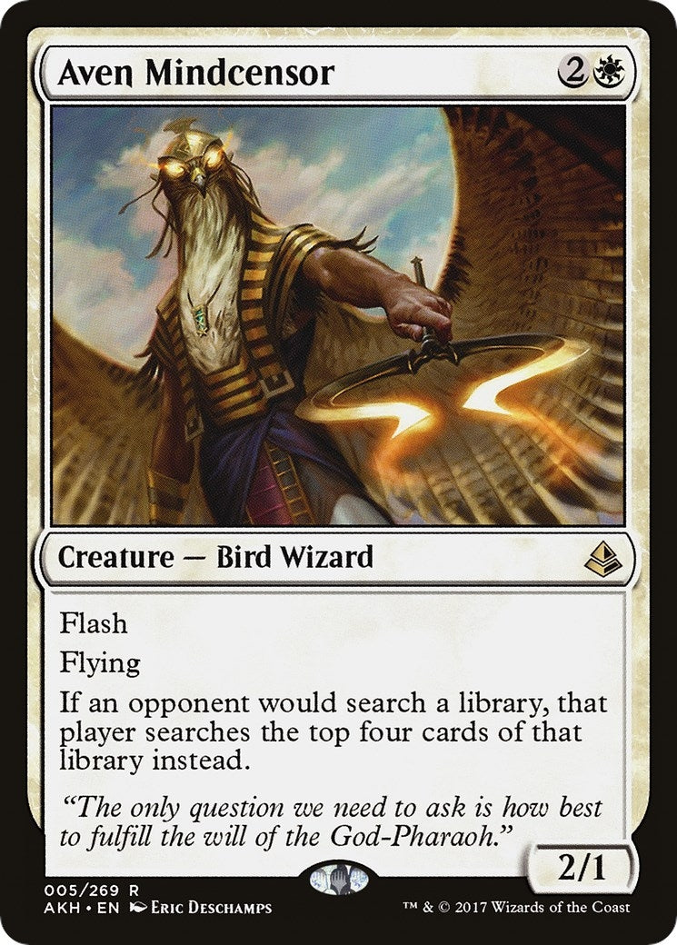 Image for Aven Mindcensor (5) (Amonkhet) - Magic: The Gathering