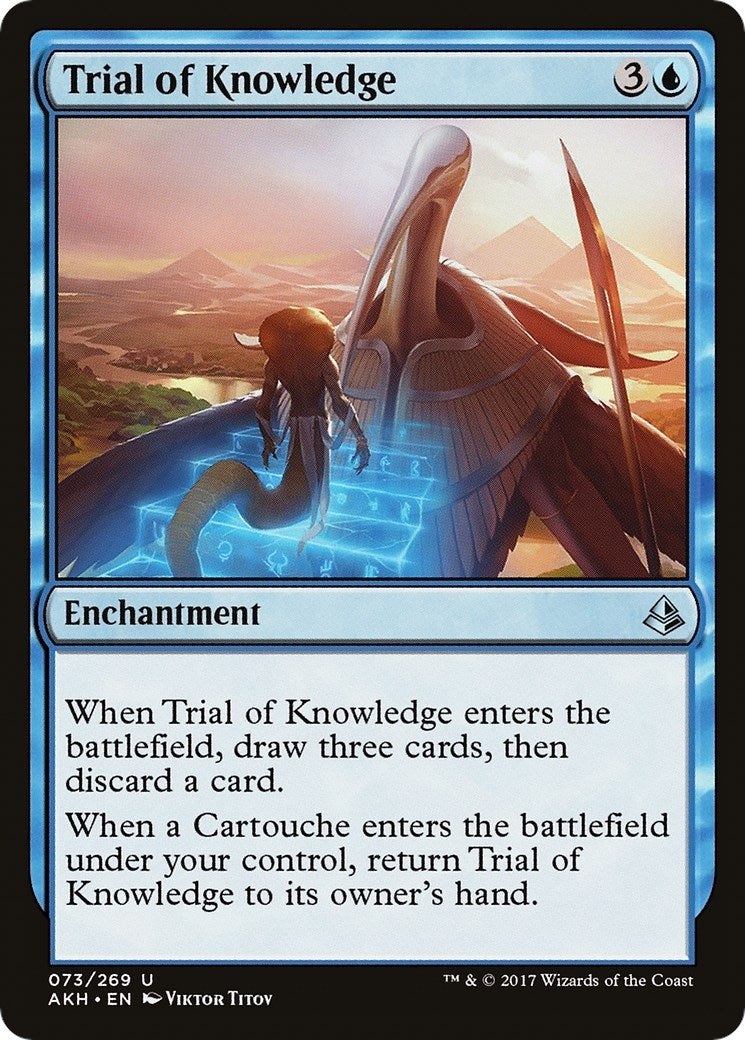 Image for Trial of Knowledge (73) (Amonkhet) - Magic: The Gathering