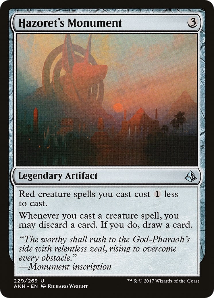 Hazoret's Monument (229) (Amonkhet)