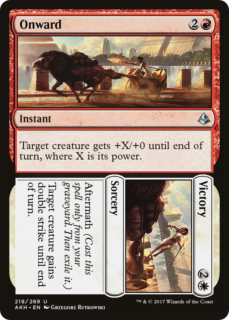 Image for Onward // Victory (218) (AKH) - Magic: The Gathering