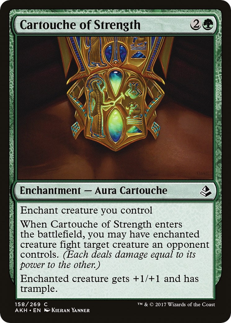Image for Cartouche of Strength (158) (Amonkhet) - Magic: The Gathering