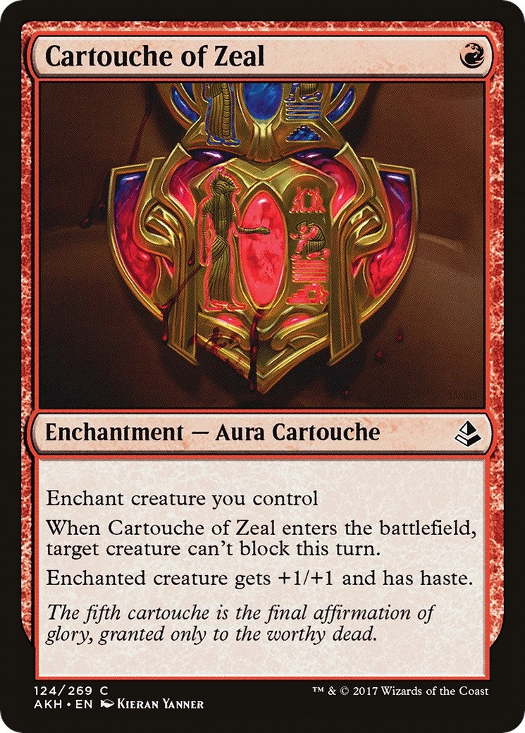 Cartouche of Zeal (124) (Amonkhet)