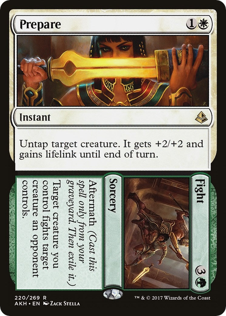 Image for Prepare // Fight (220) (Amonkhet) - Magic: The Gathering
