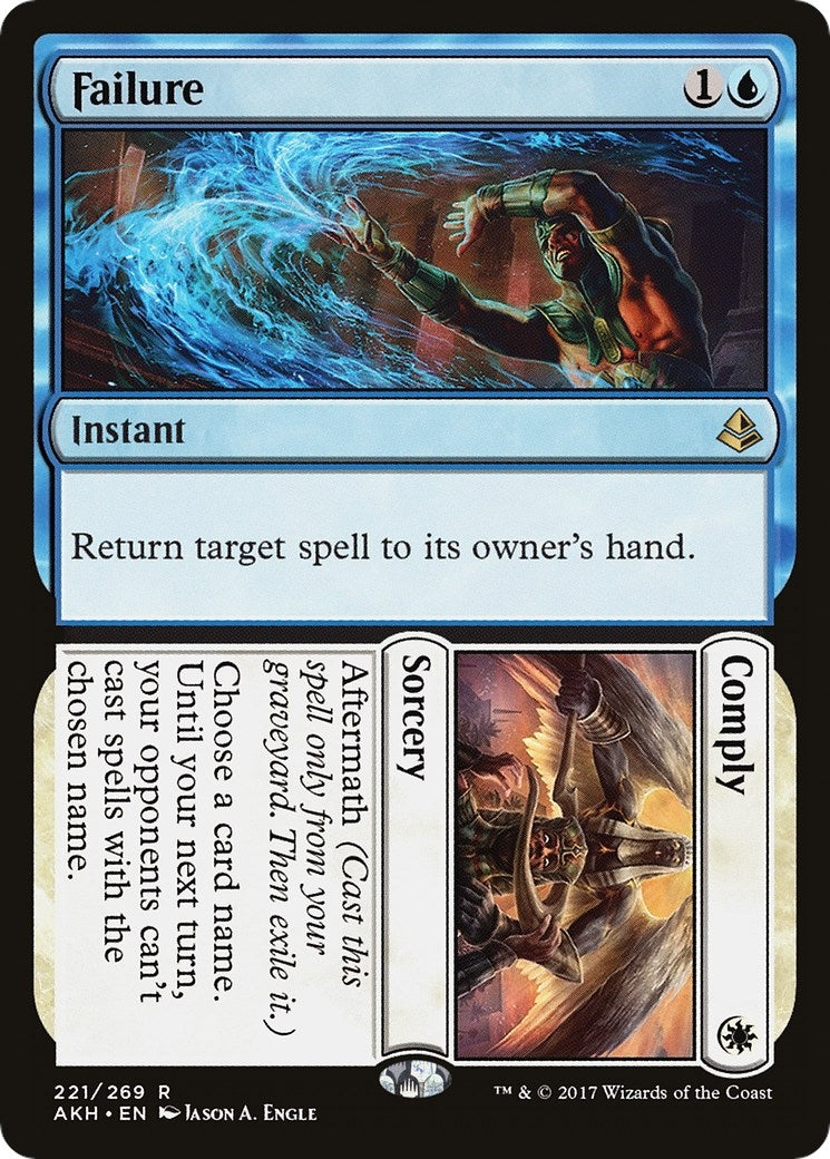 Image for Failure // Comply (221) (Amonkhet) - Magic: The Gathering