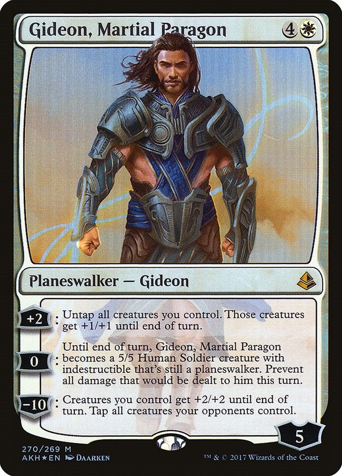 Image for Gideon, Martial Paragon (270) (Amonkhet) - Magic: The Gathering