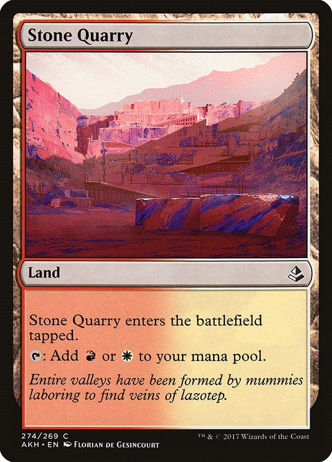 Image for Stone Quarry (274) (Amonkhet) - Magic: The Gathering