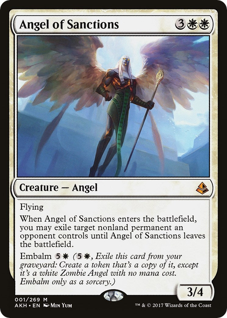 Image for Angel of Sanctions (1) (Amonkhet) - Magic: The Gathering