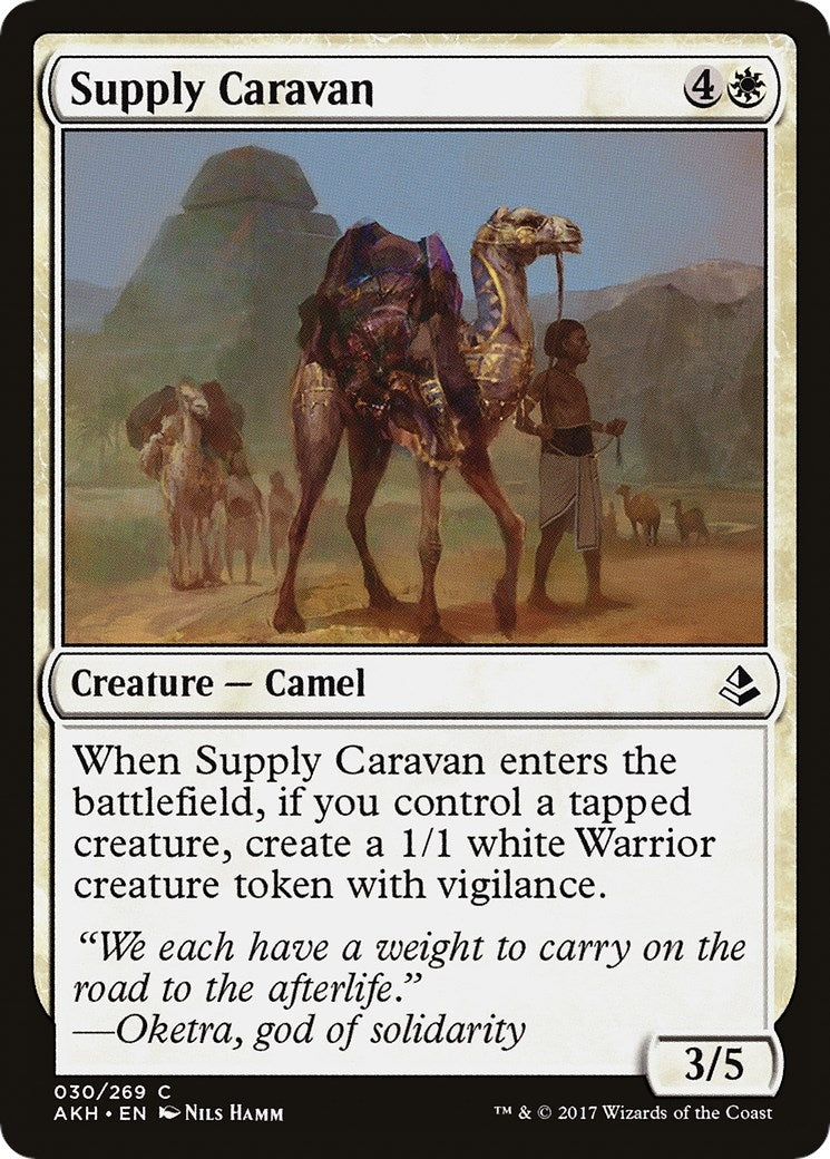Image for Supply Caravan (30) (Amonkhet) - Magic: The Gathering