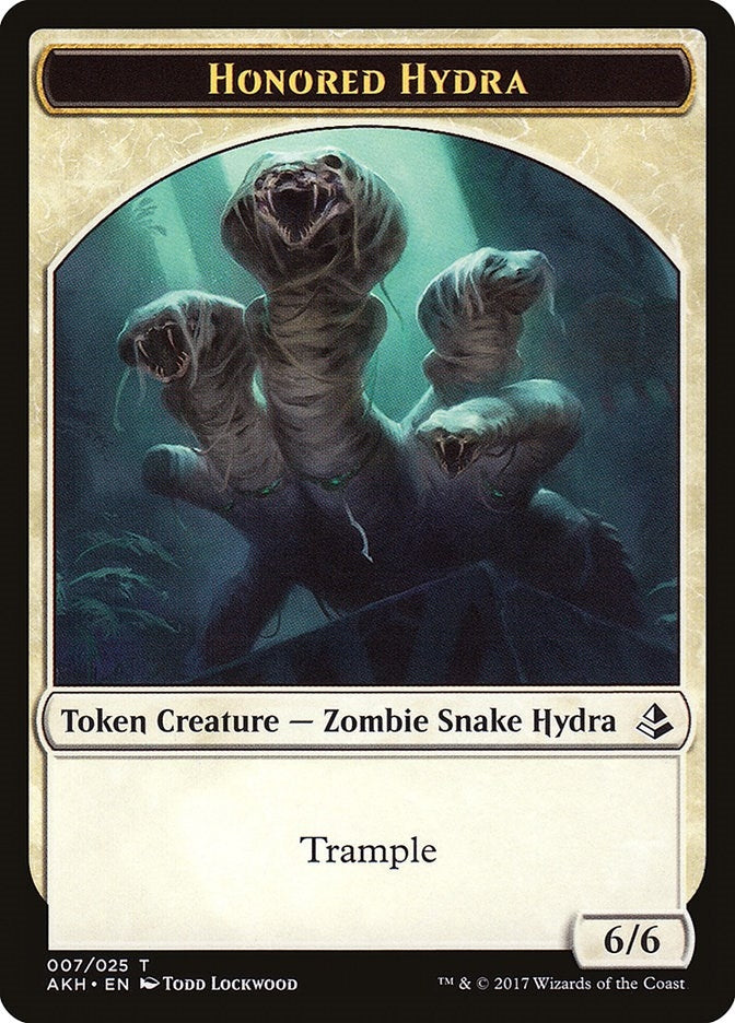 Image for Honored Hydra Token (7) (Amonkhet) - Magic: The Gathering