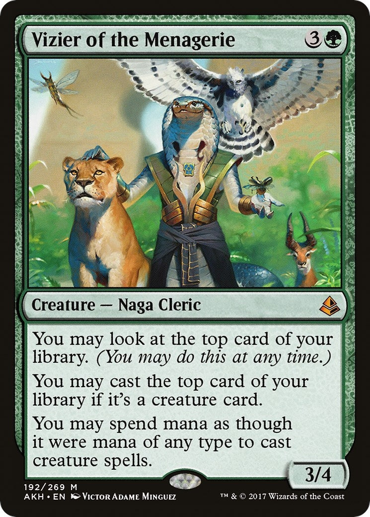 Image for Vizier of the Menagerie (192) (Amonkhet) - Magic: The Gathering