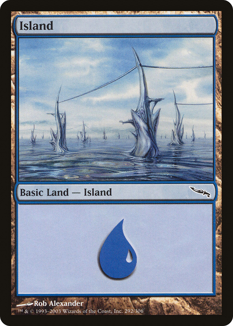 Island (292) (MRD-292) - Mirrodin