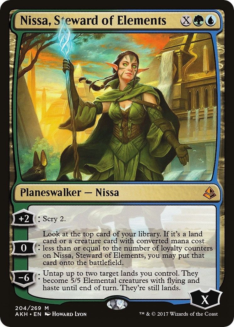 Image for Nissa, Steward of Elements (204) (Amonkhet) - Magic: The Gathering