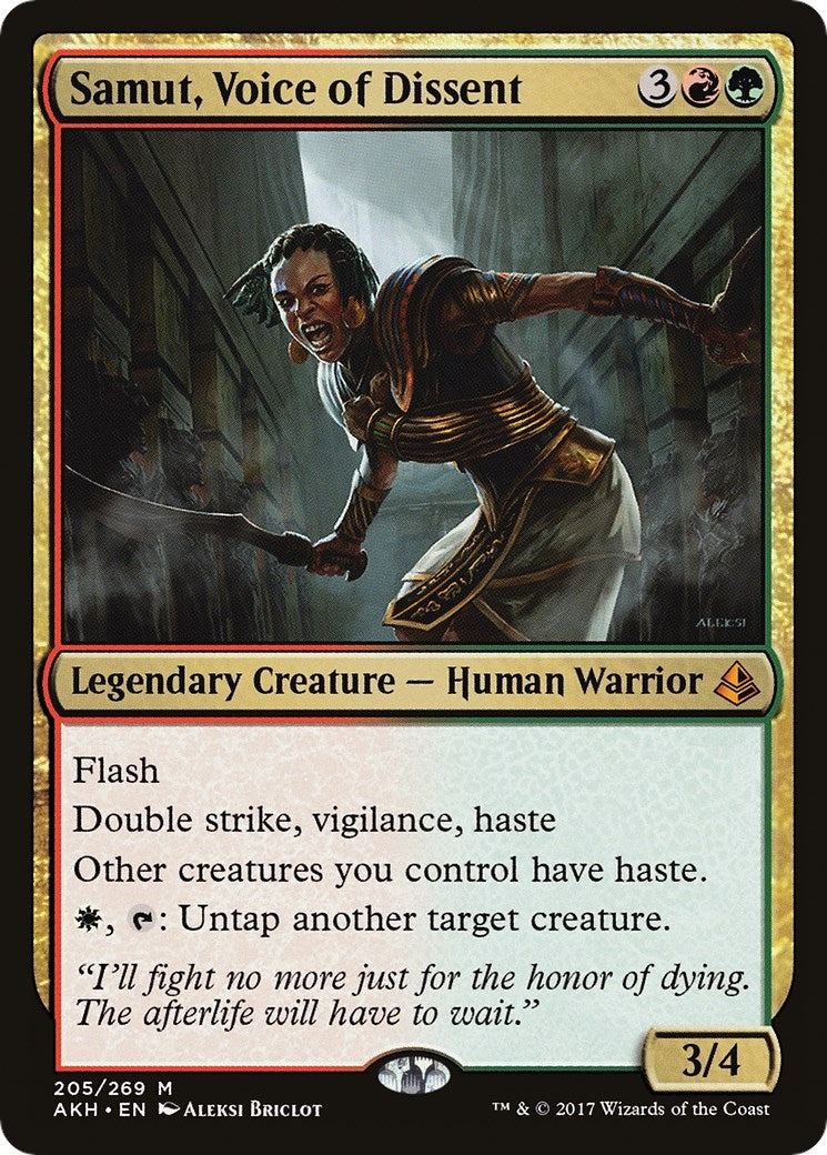 Image for Samut, Voice of Dissent (205) (Amonkhet) - Magic: The Gathering