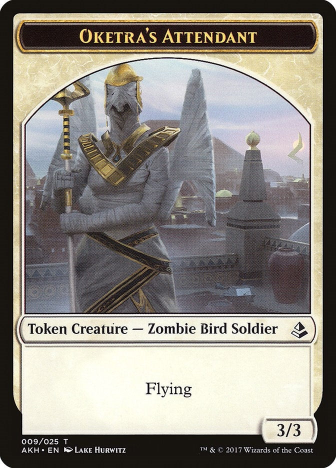 Oketra's Attendant Token (9) (Amonkhet)