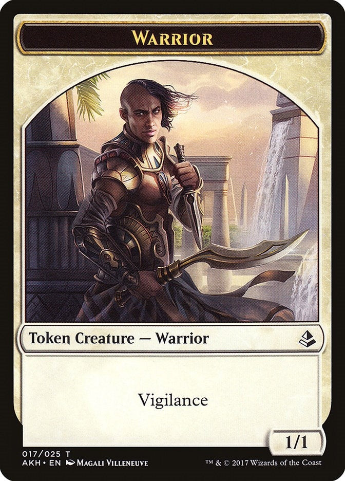 Image for Warrior Token (17) (Amonkhet) - Magic: The Gathering