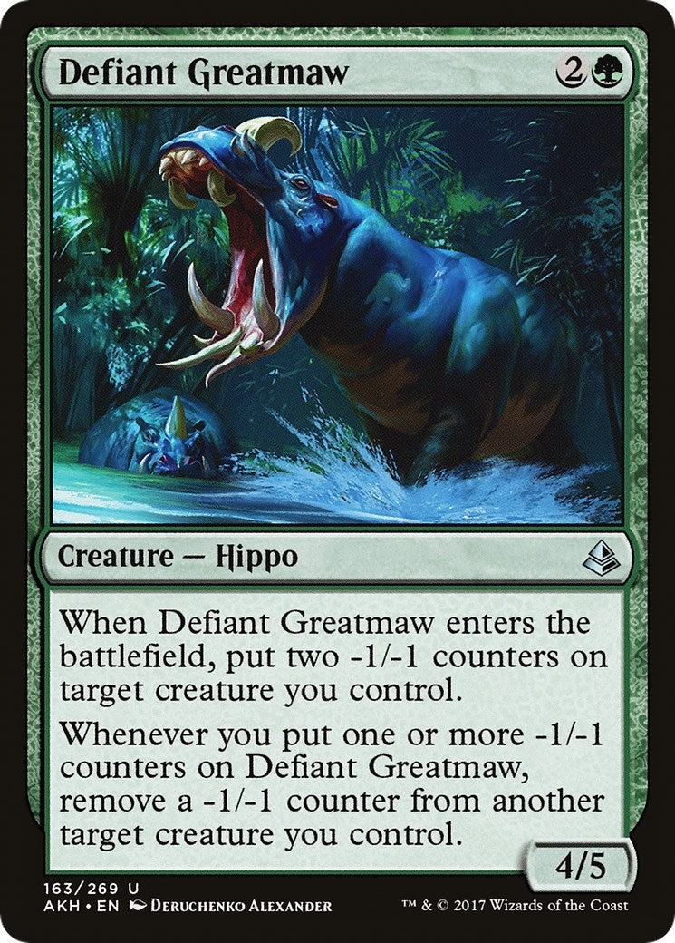 Image for Defiant Greatmaw (163) (Amonkhet) - Magic: The Gathering