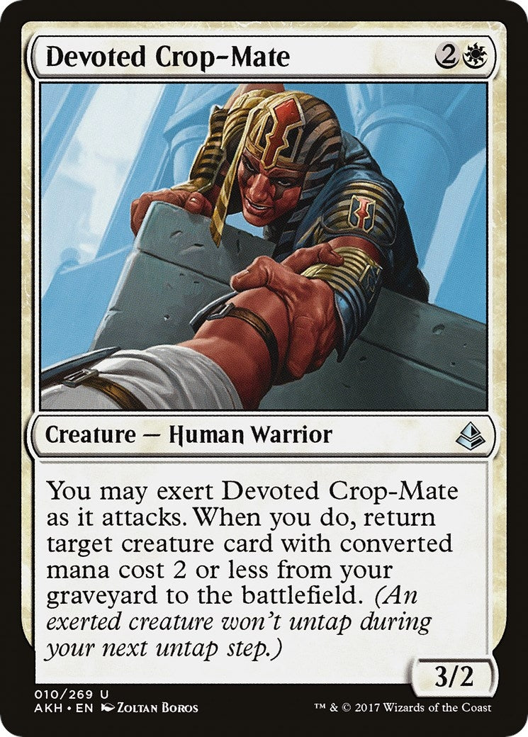 Image for Devoted Crop-Mate (10) (Amonkhet) - Magic: The Gathering
