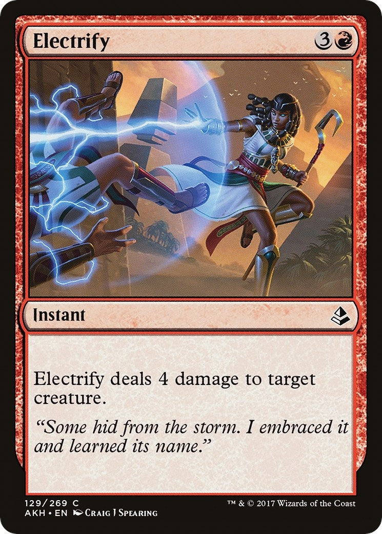 Image for Electrify (129) (Amonkhet) - Magic: The Gathering