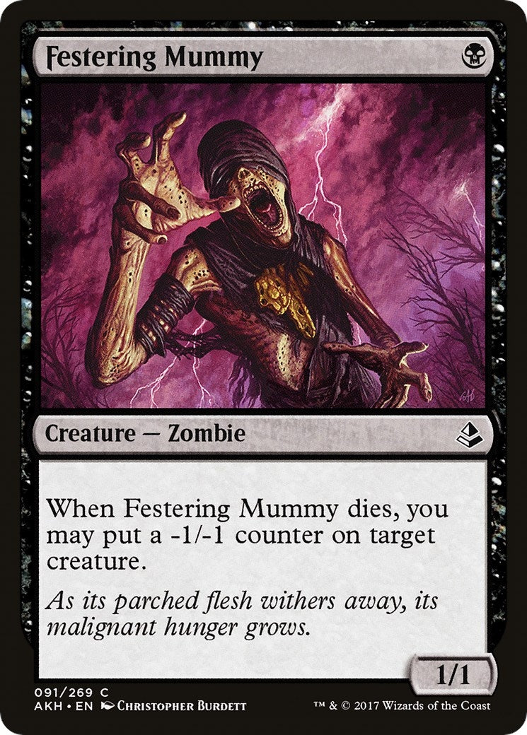 Image for Festering Mummy (91) (Amonkhet) - Magic: The Gathering