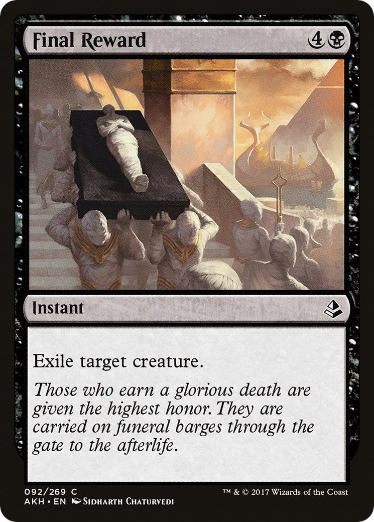 Image for Final Reward (92) (Amonkhet) - Magic: The Gathering