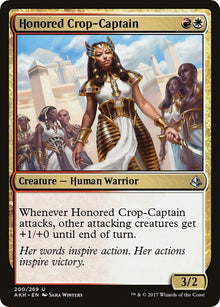 Image for Honored Crop-Captain (200) (AKH) - Magic: The Gathering