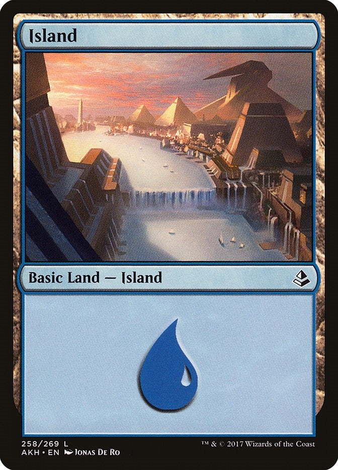 Image for Island (258) (258) (Amonkhet) - Magic: The Gathering