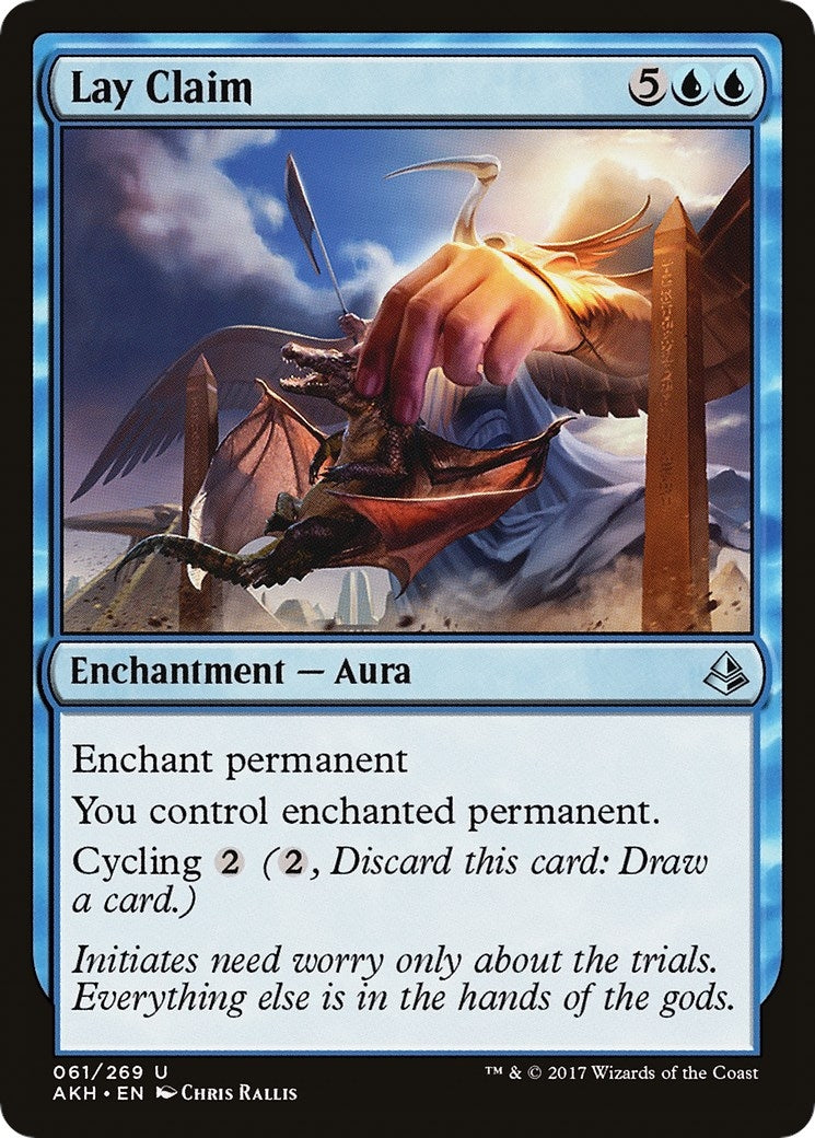 Image for Lay Claim (61) (Amonkhet) - Magic: The Gathering